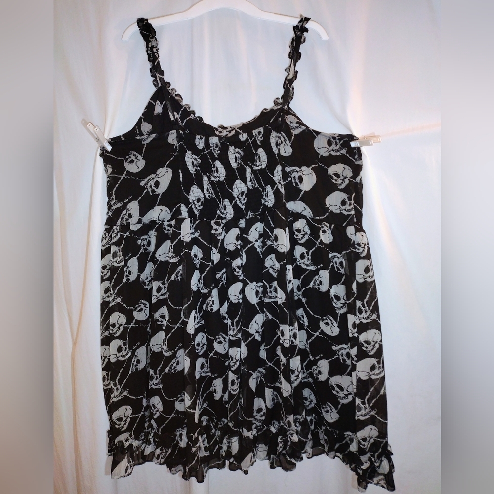 Tripp NYC & Torrid Colab Skull Dress Size 5 5X HTF - Picture 10 of 13